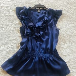 Navy blouse